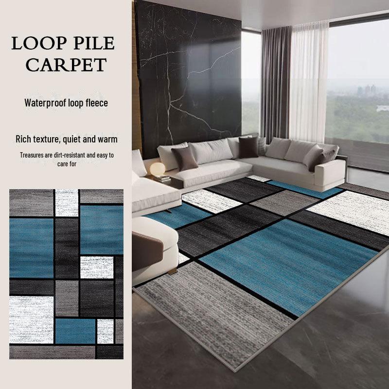 2024 Velvet Waterproof Stain-Resistant Carpet: Perfect for Living Room, Bedroom, Bedside, and Under Coffee Tables