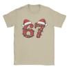 Christmas Number 67 Xmas Men's T Shirts  Novelty Tee Shirt Short Sleeve Crew Neck T-Shirt Cotton 6XL Tops