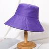 Double-sided bucket hat big eaves sun hat foldable summer travel vacation sun hat