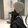 New Fashionable Tassel Edged Knitted Hat for Women  Versatile Face Showing Small Woolen Cold Hat  Korean Style Trendy Hat