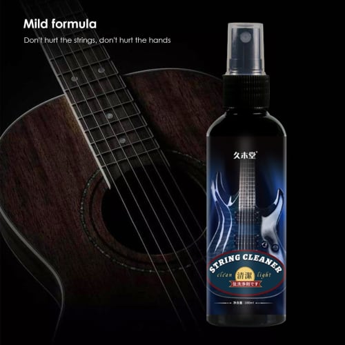 Guitar Polish Cleaner, 100ml Guitar Care & Maintenance Cleaner, Fingerboard String Oil, String Rust Remover Pen, Cleaning Tool, Decontamination Mainte