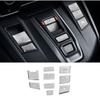 Aluminum 4X Gear Shift Button Sticker Trim For Honda CR-V CRV 2017-2022 Hybrid