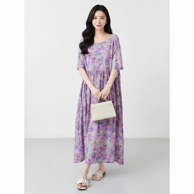 Bohemian Floral Print Summer Dress