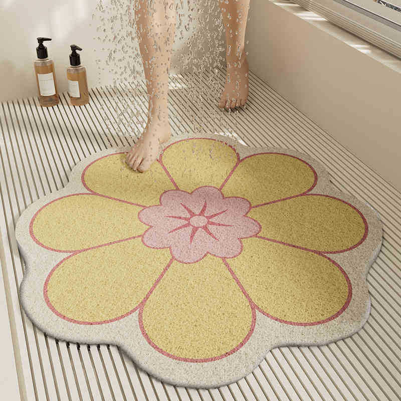 New Bathroom Non-slip Mat Shower Room Bath Floor Anti-fall Mat Toilet Toilet Bathtub Waterproof Mat
