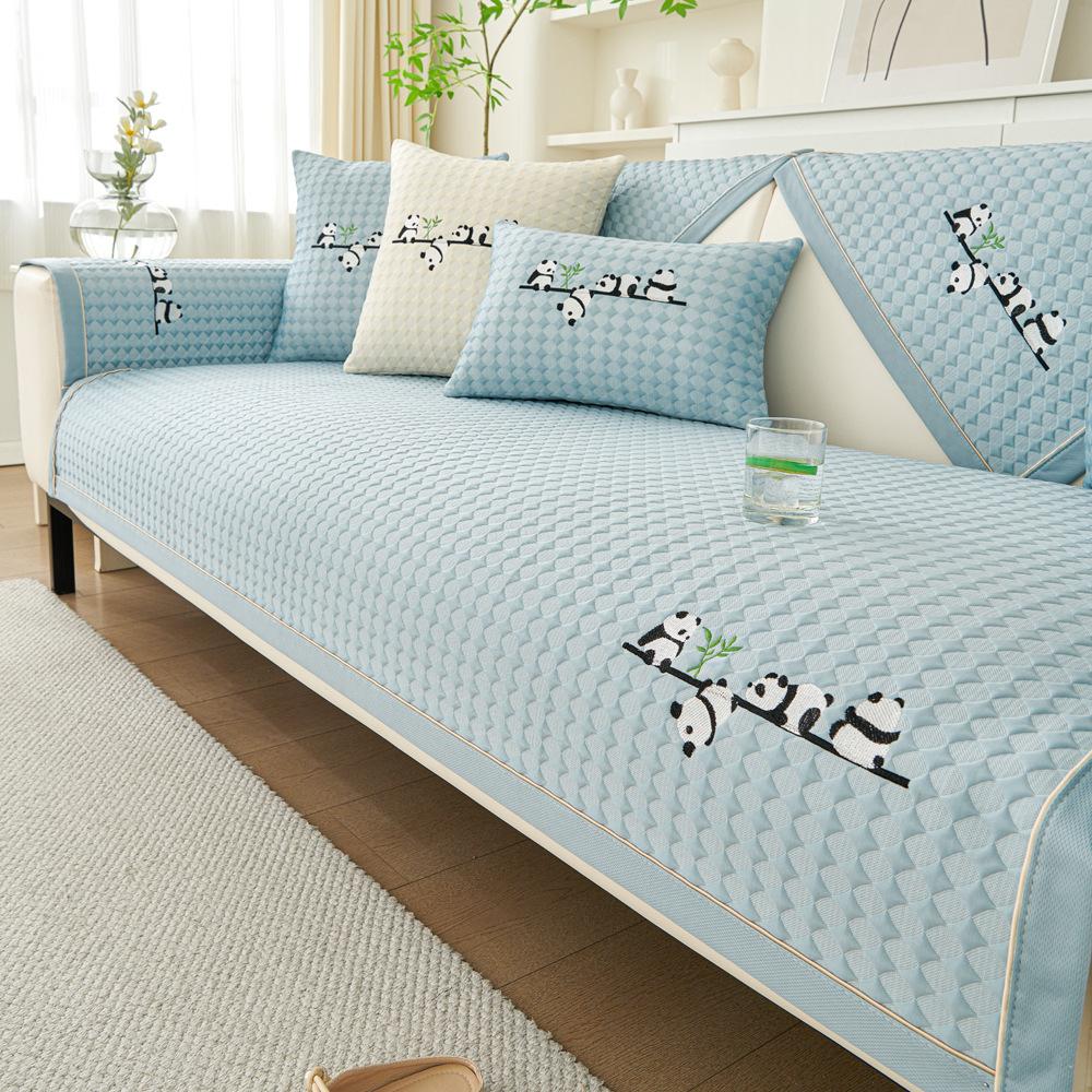 Cool Doudou Summer Sofa Cushion  New Mat Seat Cushion Simple Modern Cool Non-Slip Sofa Cover Cover Cover