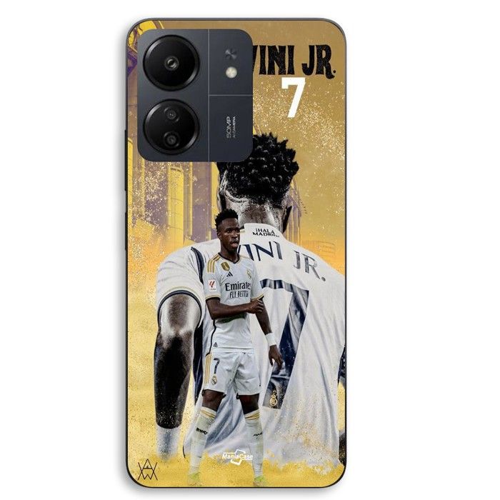 Coque Pour Xiaomi Redmi 13C 4g Vinicius JR real madrid 7 Wallpaper Maniacase