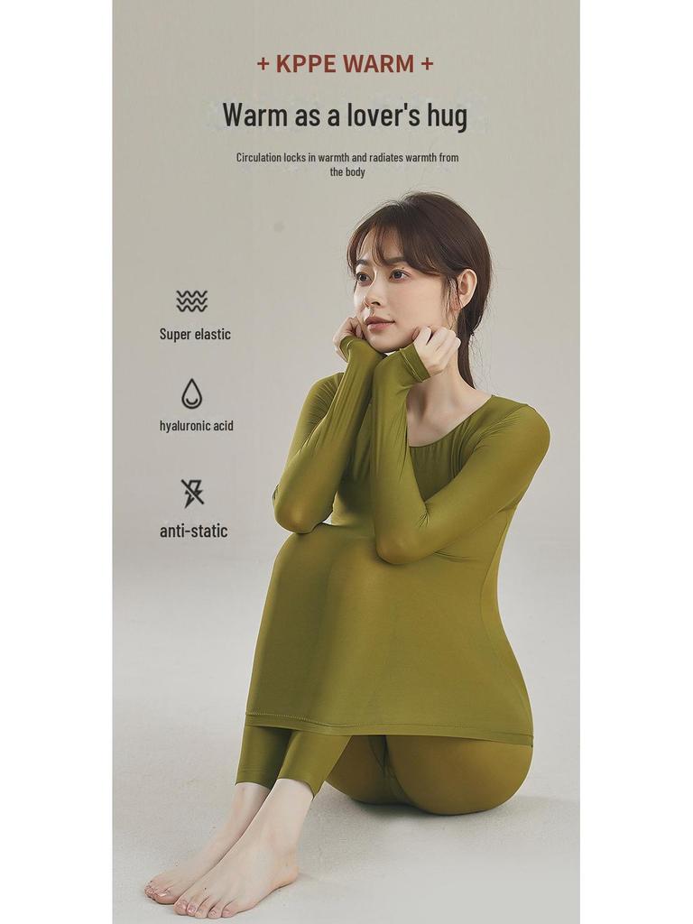 Hyaluronic Acid Thermal Shirt: Ultra-Thin, Invisible Heating, High-Elastic Skin Care Undershirt for Autumn