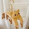 Cat Hangers With 10Pcs Clothes Pegs Indoor Outdoor Laundry Clips Underwear Socks