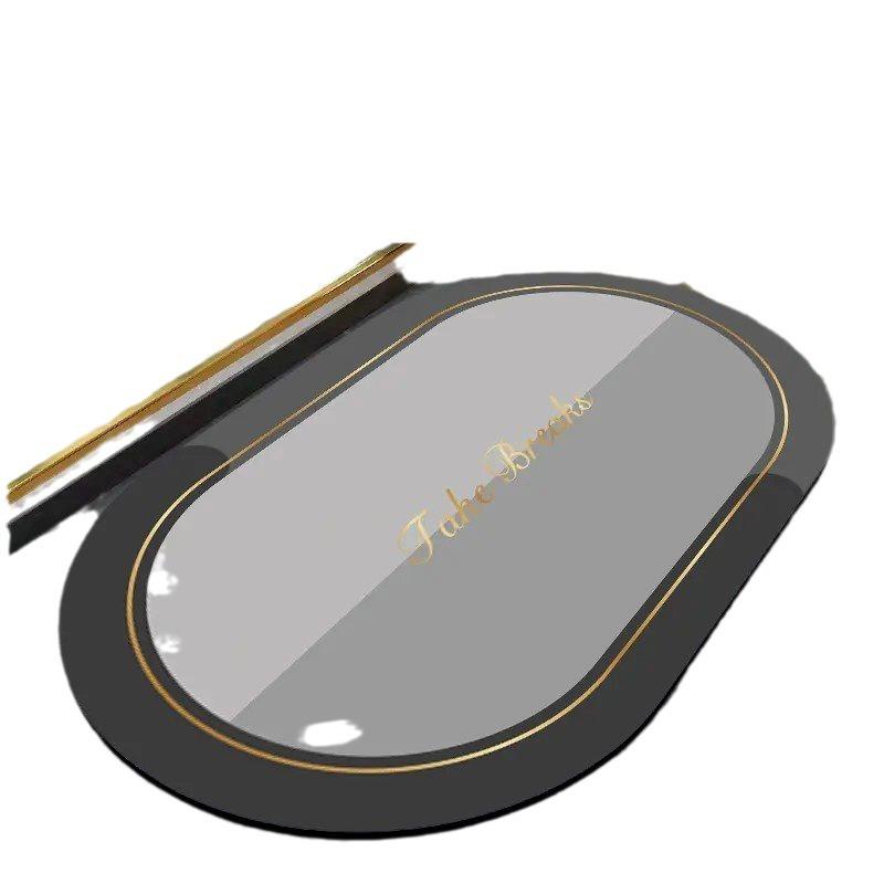 Bathroom Slip-resistant Mat Modern Minimalist Washroom Door Area Entry Foot Mat Diatom Mud Mat Durable Durable Useful