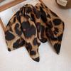 Retro Leopard Print Pleated Hair Band - Stylish European & American Design for Women’s Fashionable High-End Hair Accessories