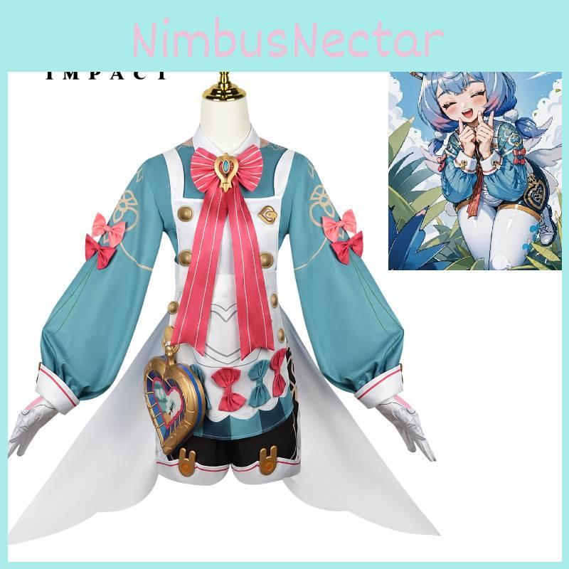 Original Sin- Higewen Cosplay Anime Game Costume Set Soft Fabric 2023 Summer Xs-xxxl