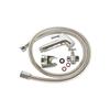 Kit Hygiene - Douchette WC - Robinet 3 Voies, Douchette ABS, Flexible 1,2m, Support