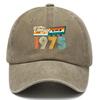 One Vintage Hat from  Fashionably Washed Breathable Baseball Cap Outdoor Style Available In Various Colors Adjustable F