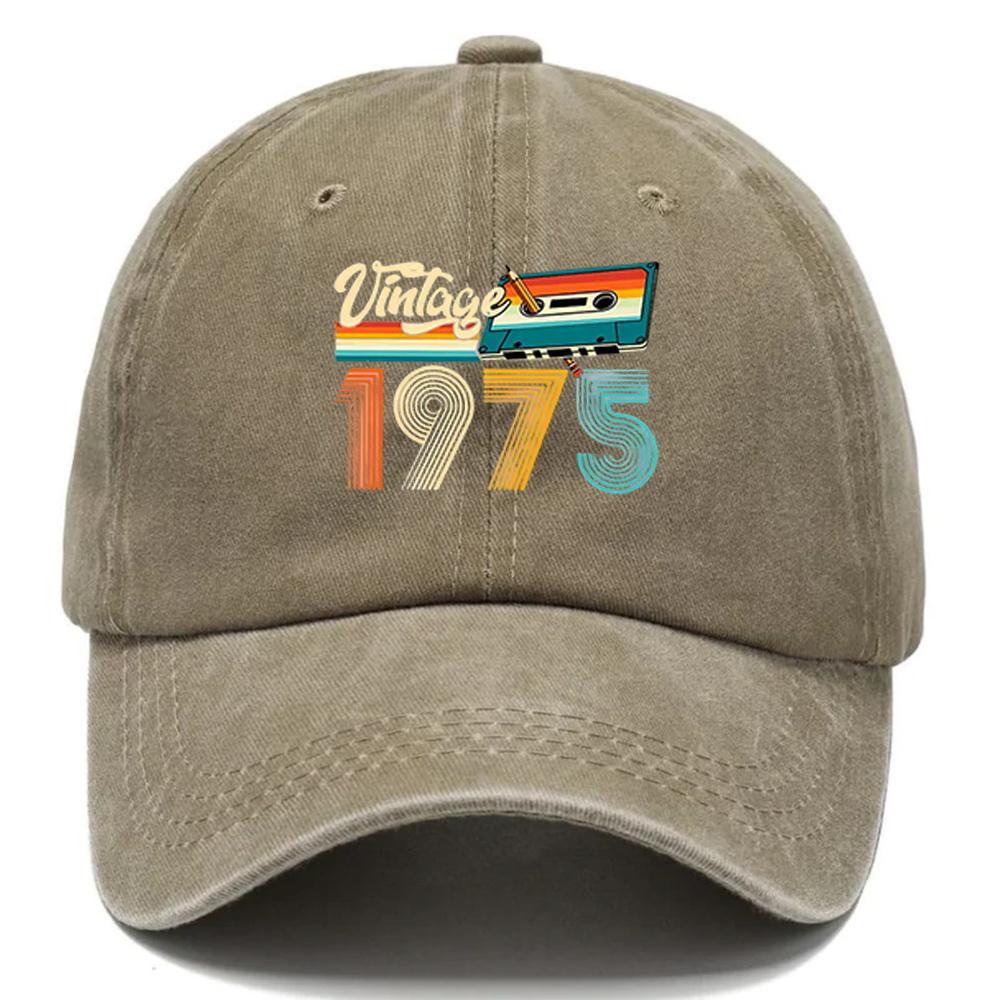 One Vintage Hat from  Fashionably Washed Breathable Baseball Cap Outdoor Style Available In Various Colors Adjustable F