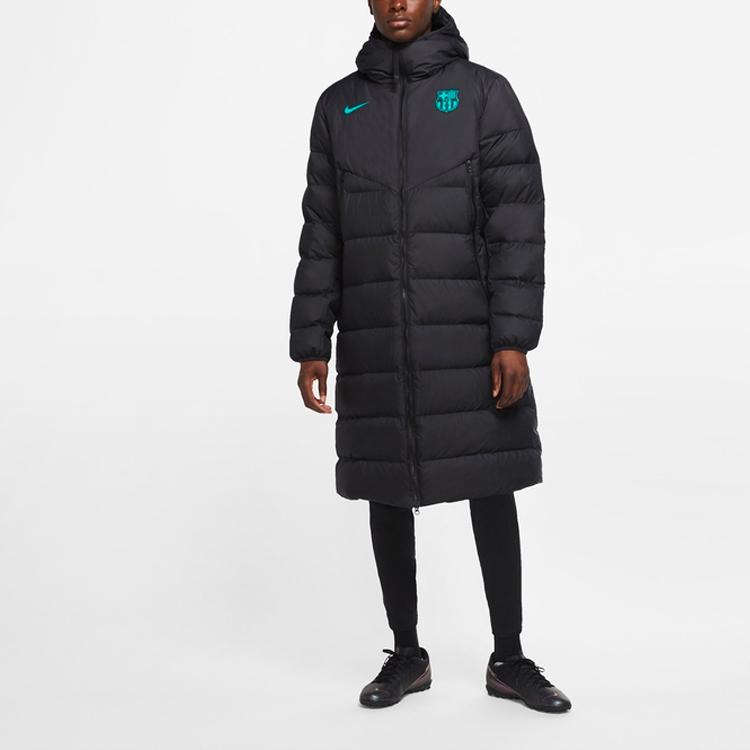 Nike Strike Logo Hooded Football Jacket Down Men Outerwear Black DB9879-010