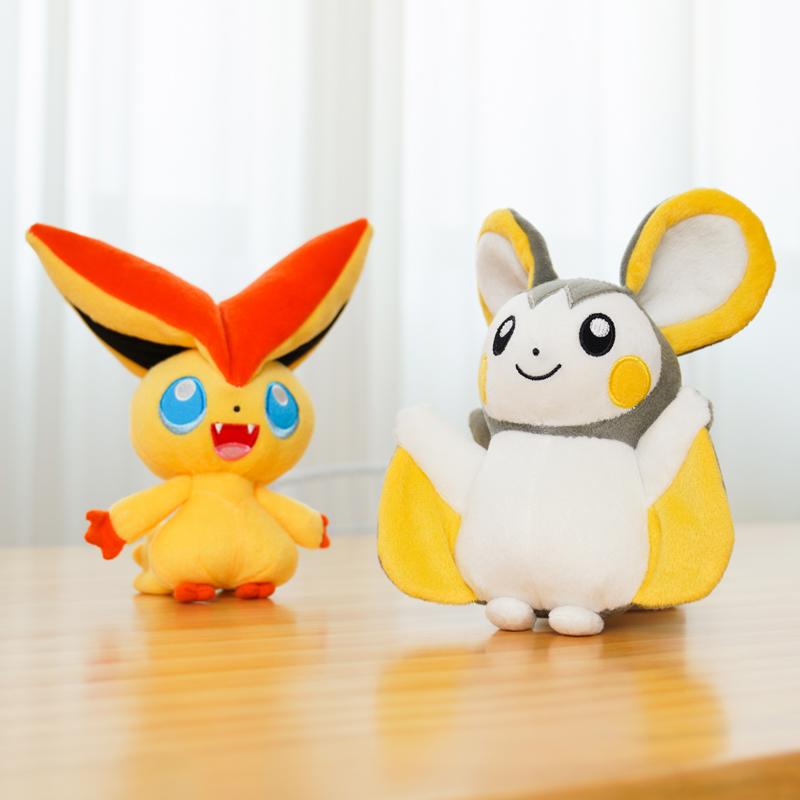 41 Style Newest Pokemon Plush Toys Victini Tepig Deerling Nivy Emolga Stuffed Kawaii Claw Machine Doll Room Decor Children Gifts
