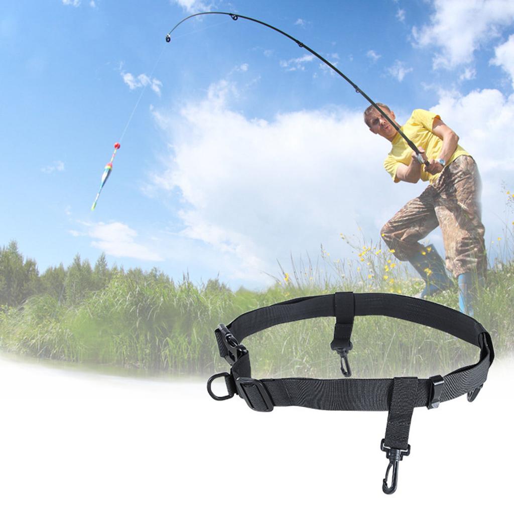 Outdoor Fishing Combat Belt Waist Rod Holder Multifunctional Adjustable Fishing Tool Accessories