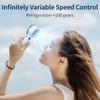 5200 mAh Large Capacity Handheld Fan High Speed Refrigeration Handheld Fan 100 Speed Outdoor Mini Fan USB Charging Portable Fan