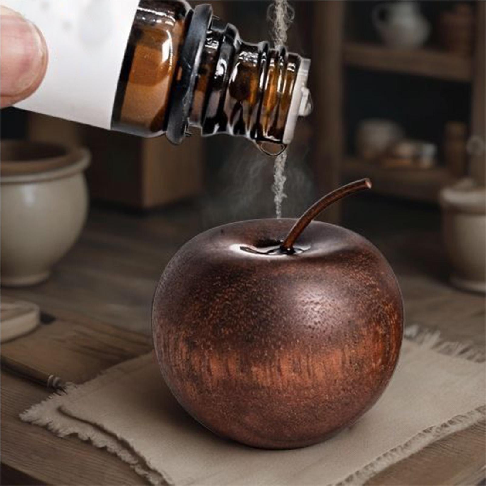 

1pc Wooden Oil Diffuser AppleStyle Long-lasting No Heat for Car/Bedroom/Bathroom Natural Scent Gift Spa Home Decor China Mainland