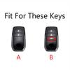 Car Key Case Fob Cover Holder Shell For Toyota Yaris Cross Hilux Innova Fortuner Camry Land Cruiser 200 300 Prado Crown TLK 200