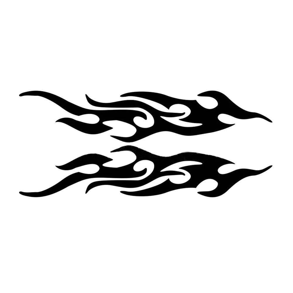 Mașină 3D autocolante flacără foc reflectorizant autocolant vinil Decal impermeabil motocicletă rezervor de gaz Fende autocolant universal