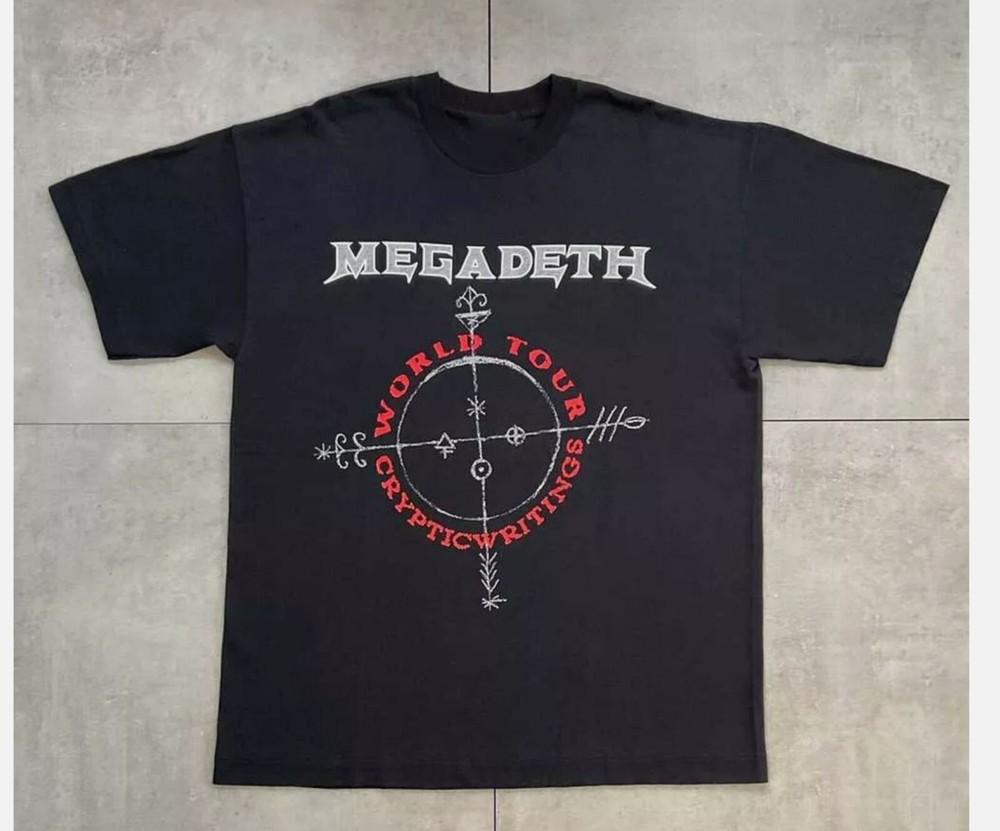 1997 90s Megadeth Cryptic Writings World Tour T-Shirt