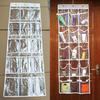 Organizer na buty do zawieszenia na drzwiach 15 kieszeni Przezroczysty wiszący organizer na drzwi Oszczędzająca miejsce torba do przechowywania butów, zabawek, przyborów toaletowych