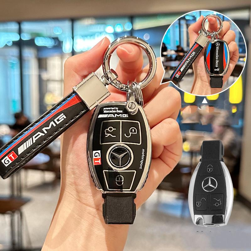 CRX1 New TPU Car Logo Smart Key Case Cover Shell Accessories For Mercedes Benz AMG A B C E GL S GLA GLK CLS Class W463 W204 W176 W205