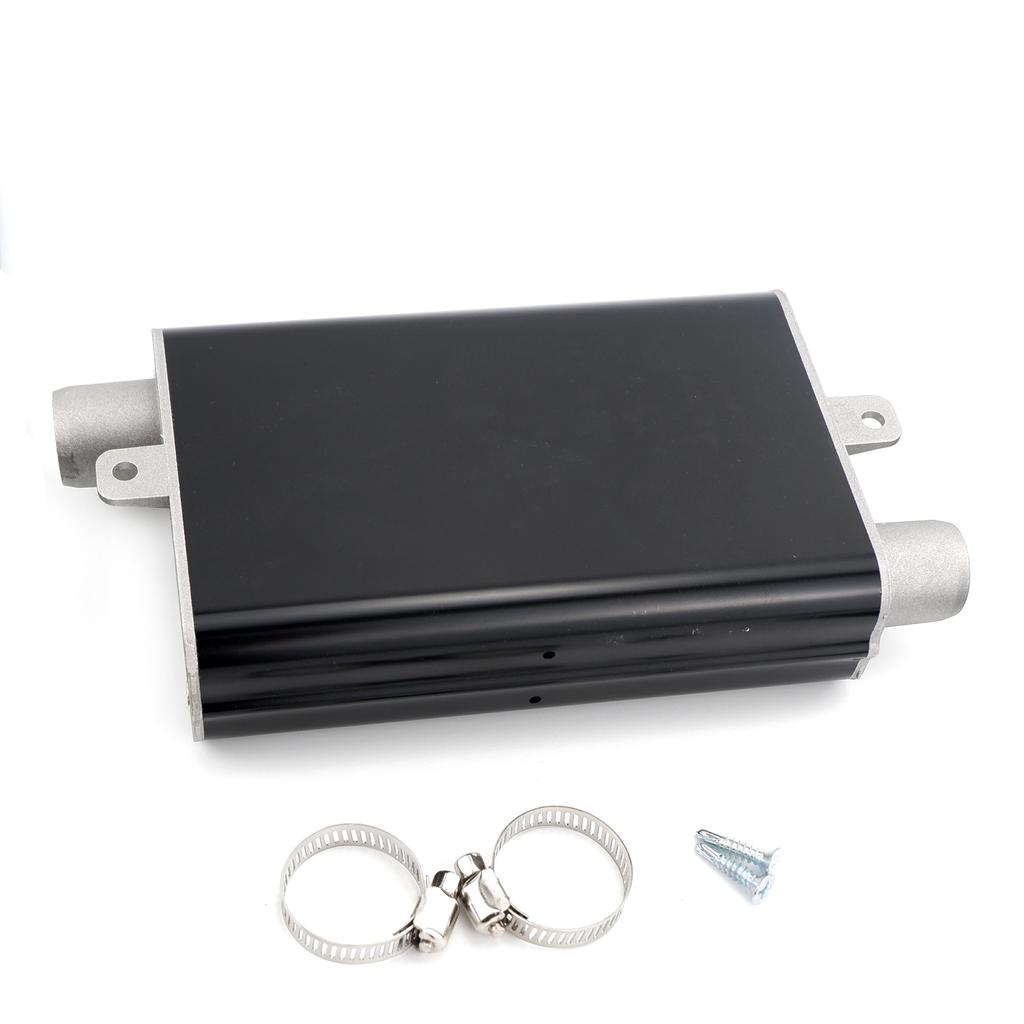 24mm Muffler Silencer S Curved Air Diesel Parking Heater Exhaust Pipe Aluminum Alloy Small Medium Large For Car Truck Camper VAN