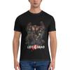 T-shirts Amis Hommes Coton Vintage T-shirts Col Rond LLeft 4 Dead T-shirt Manches Courtes Vêtements Idée Cadeau