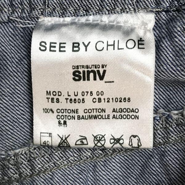 Excellent Condition SEE BY CHLOE Denim All-in-One Dress I40 USA4 Richmont Top/Dress/Coat(USED)