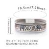 Multi Layer Leather Bracelet for Women Heart Accessories  Stylish Ladies Hand Jewelry Gift