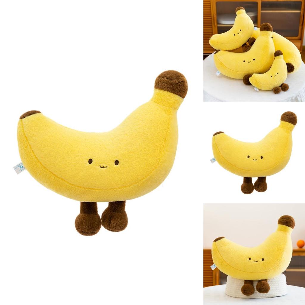 Long Leg Banana Plush Toy Cute Fruit Pillow Gift For Kids And Teens