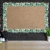 49ft Bulletin Board Border for Classroom Chalkboard Decoration, Plant Leaf Pattern Notice Board Border Trim Wall Decals