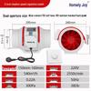 Remote-Controlled Axial Flow Indoor Exhaust Fan with Turbo Ventilation