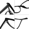 0 -0.5 -0.75 To -6.0 Minus Degree Blue Light Blocking Cat Eye Prescription Spectacles Women Men Student Short-Sight Eyewear