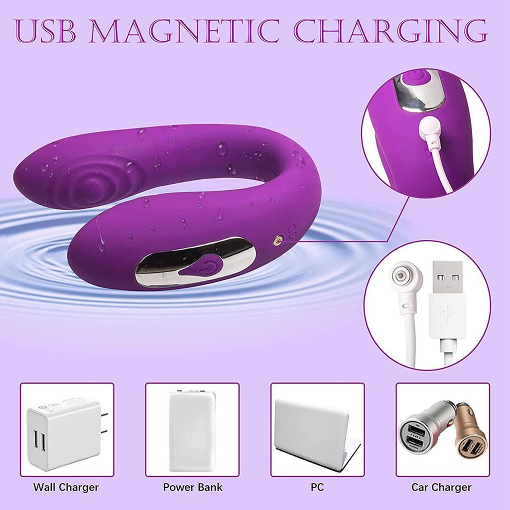 U-Form-Dildo, vibrierender G-Punkt-Vibrator, Klitoris, starke Stimulation, vaginaler Orgasmus, Anal-Vibratoren