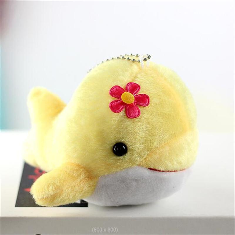 12Cm Approx Multi Color Optional 8 Colors Dolphin Stuffed Plush Toy Whale Doll Small Mini Animal Doll Gift Small Pendant