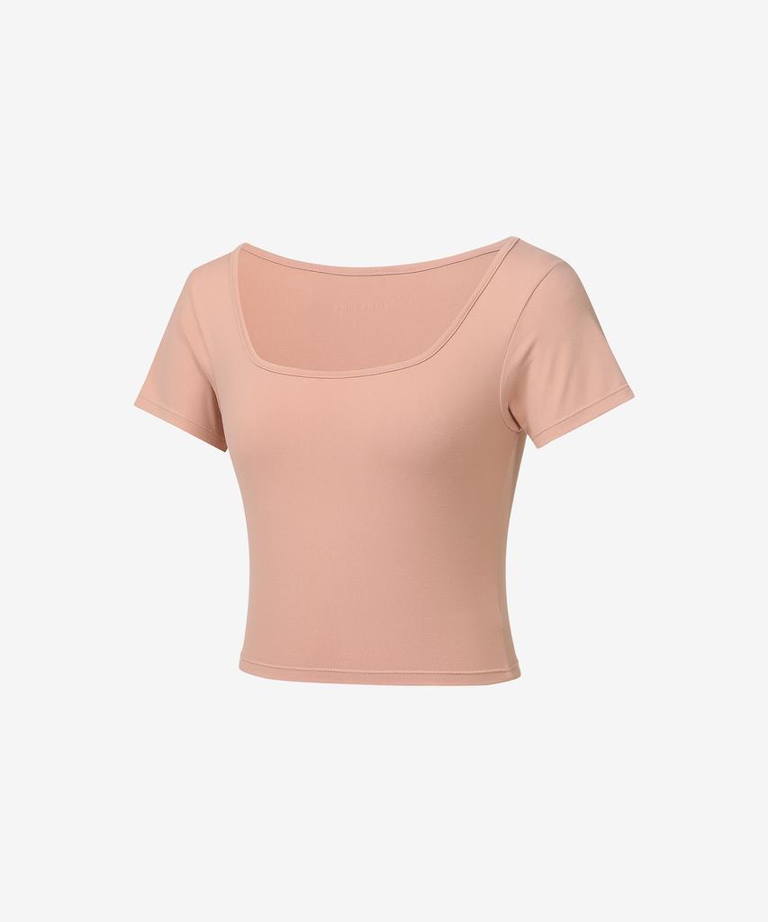 GRANDE LINE Elsoft Square Neck Crop Top_10 Colors