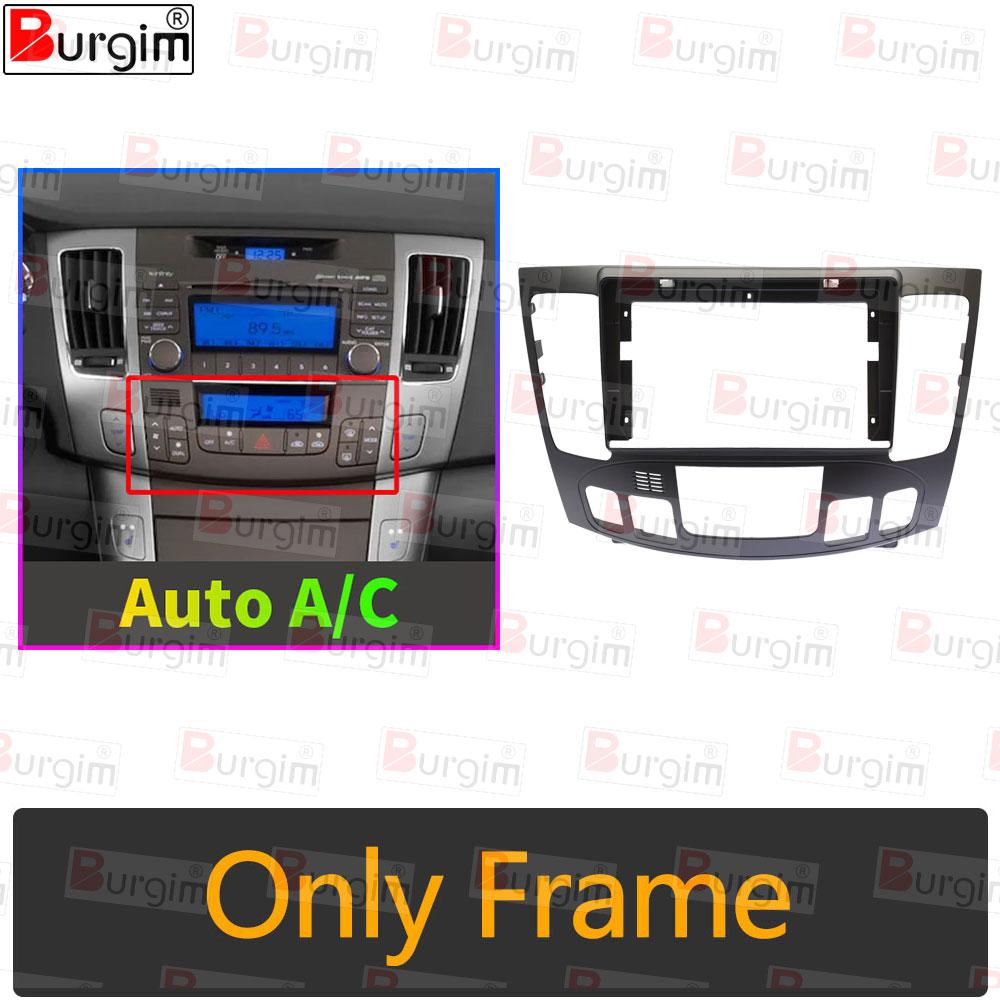 

Рамка для автомагнітоли Hyundai Sonata NF 2004-2010 9-дюймовий 2DIN Android Стерео Екранна Панель 16-контактний Джгут Дротів Шнур Живлення only frame-2