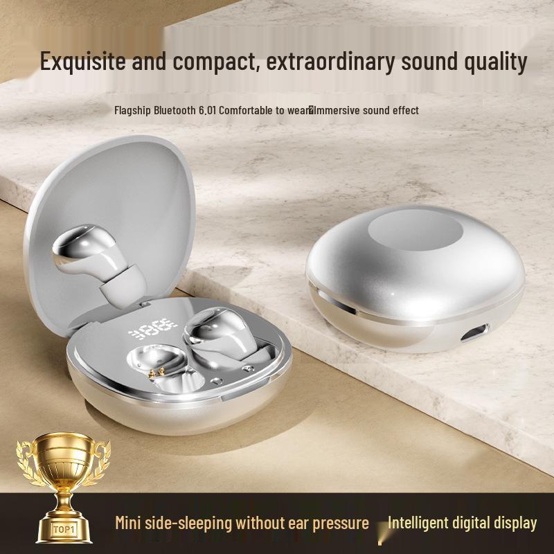 Compact Bluetooth Invisible Sleep TWS Earbuds with Digital Display