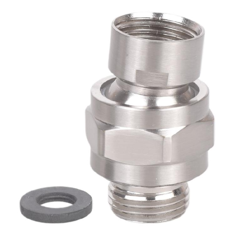 

Shower Head Swivel Ball Joint Adapter Adjustable Shower Connector Simple to Use for Corrosion Resistance & Easy setups серый