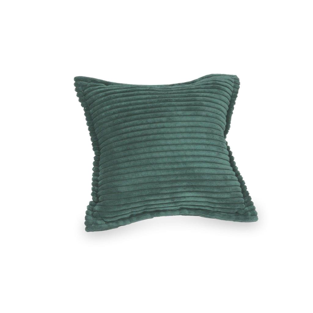 Small Green Corduroy Sofa Cushion