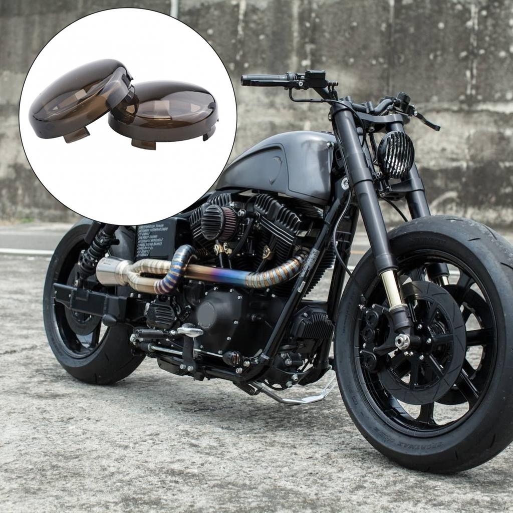 Turn Signal Lens Cover Light ABS Plastic Flashers Motorcycle