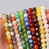 Natural Smooth Dragon Veins Agates Beads Loose Cracked Stone Beads for Jewelry Making DIY Bracelets Necklace 15'' 6 8 10mm