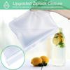 Reusable PEVA Fresh-Keeping Food Storage & Freezer Bag, Self-Sealing for Fruits & Vegetables