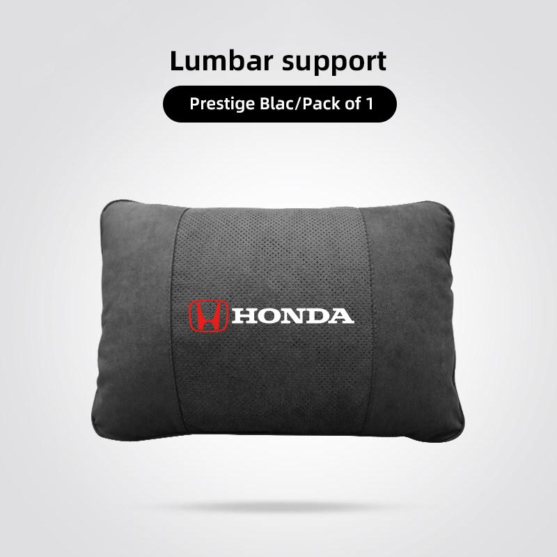 qntbk5 Car Headrest Neck Pillow & Lumbar Support Cushion Auto Interior For Honda CR-V Accord Civic HR-V Pilot Odyssey Fit Jazz Vezel