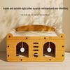 Scratch-Resistant Cat House with Integrated Scratching Board