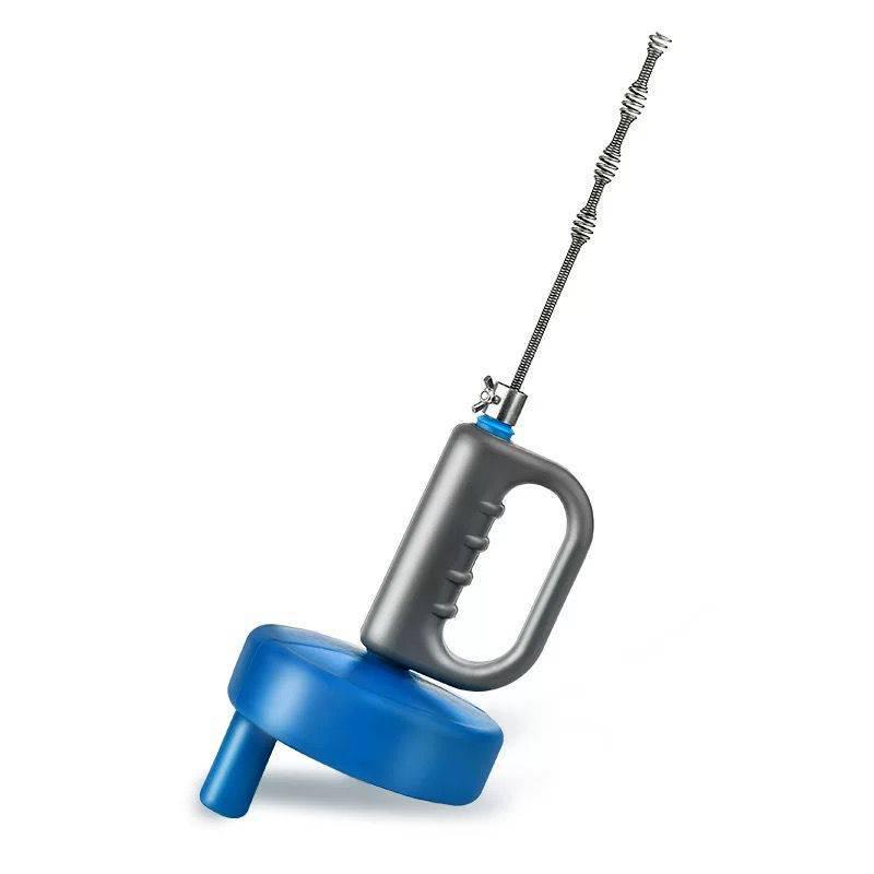 Hand-Crank Steel Wire Pipe Dredger for Toilets & Kitchens