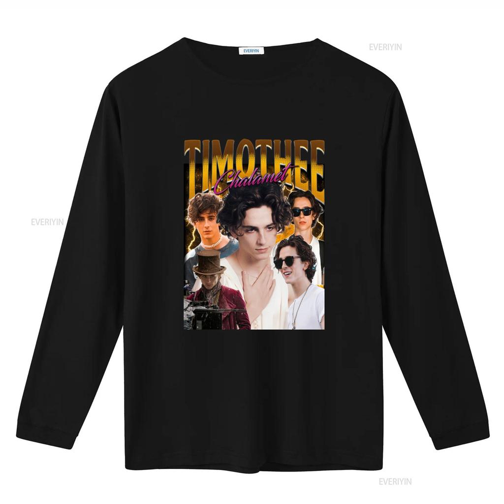 Timothee Chalamet Retro Comfort Color T Shirt Tribute Celebrity Bootleg SweaT vintage Washed designer clothes Breathable Unisex